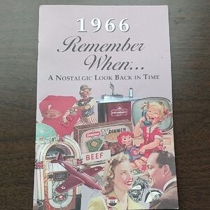 1966 Remember When... Vintage Nostalgia Booklet
